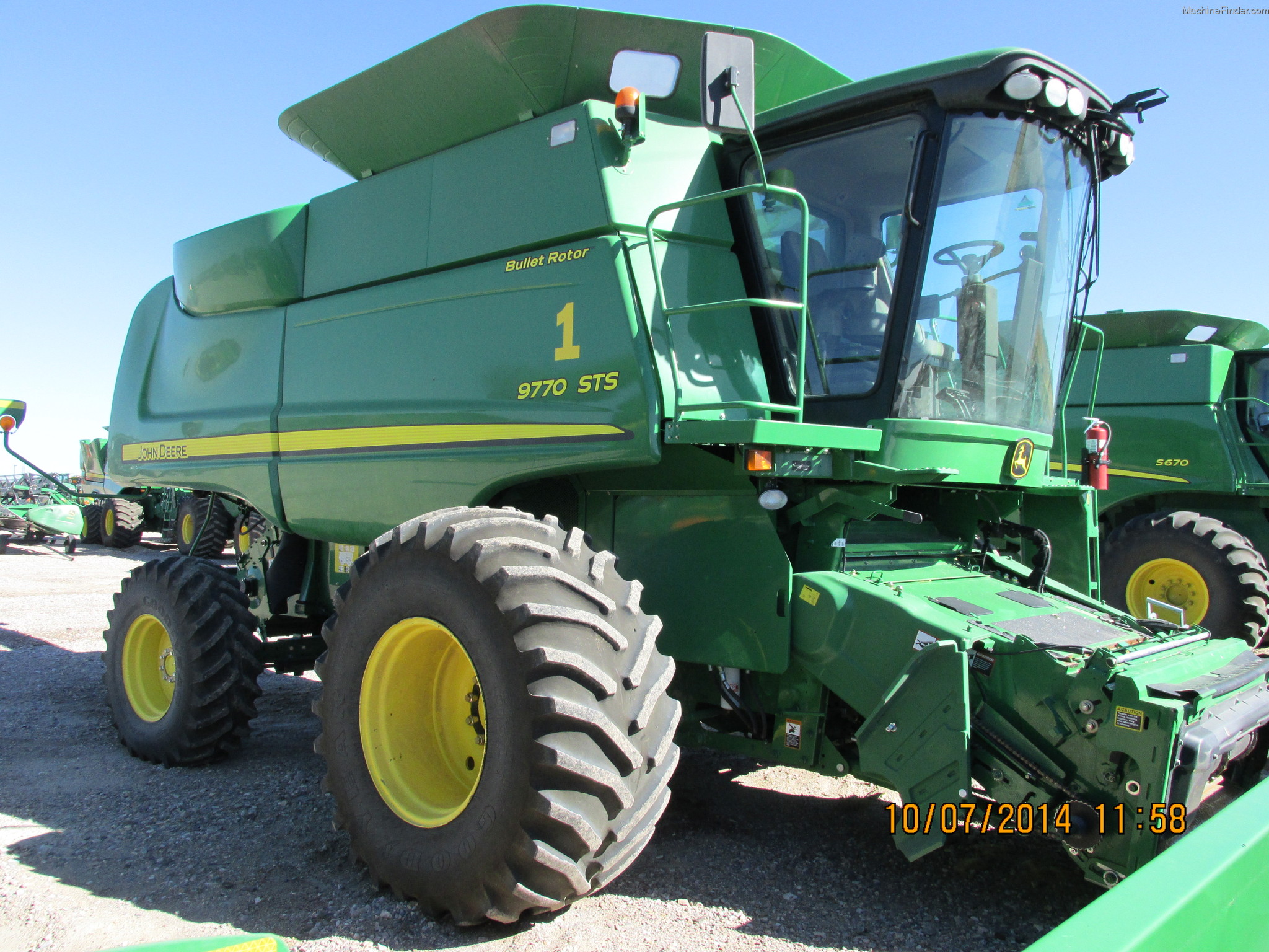 2011 John Deere 9770 Sts Combines John Deere Machinefinder 5976