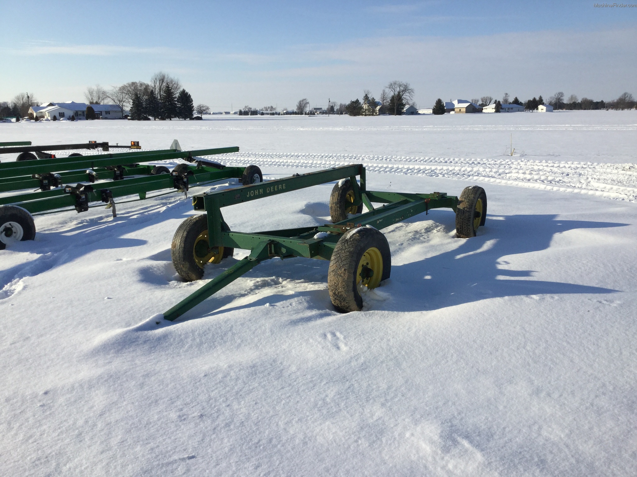 John Deere Homemade Header Cart Grain Handling and Trailers John