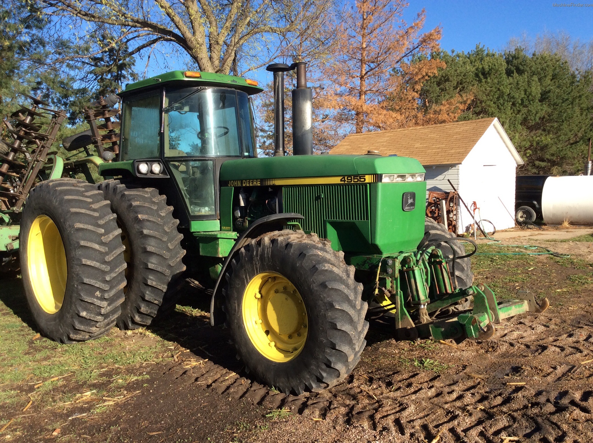 1990 John Deere 4955 Tractors Row Crop 100hp John Deere