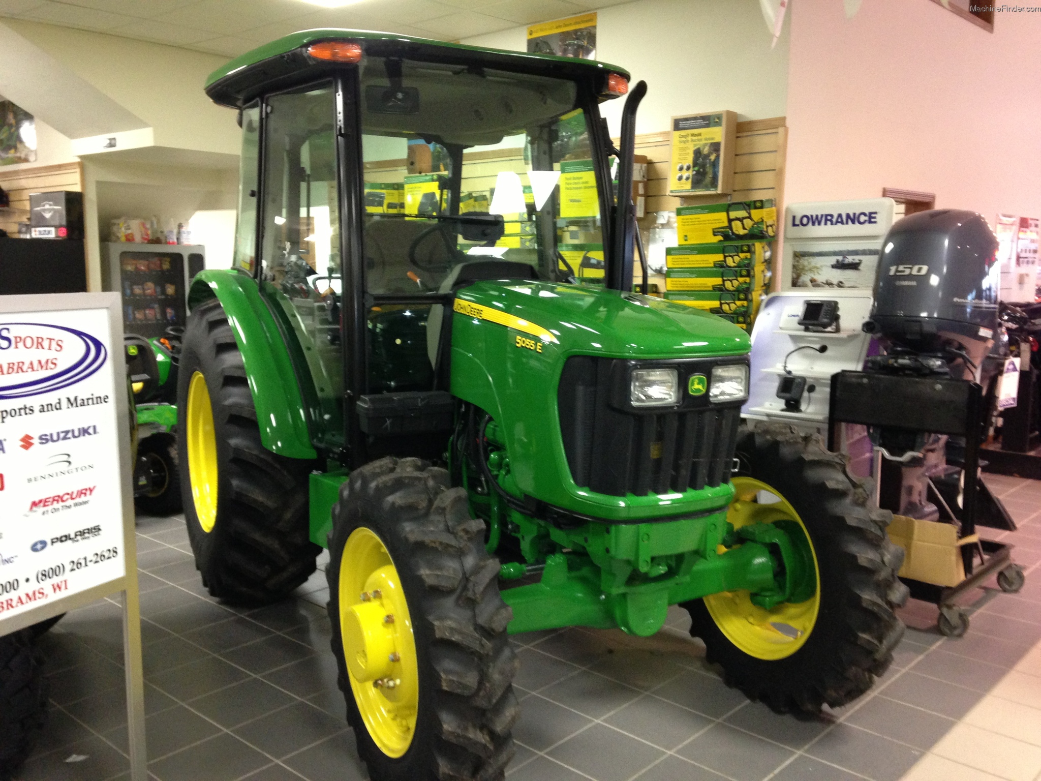 2013 John Deere 5055e Cab Tractors Utility 40 100hp John Deere Machinefinder