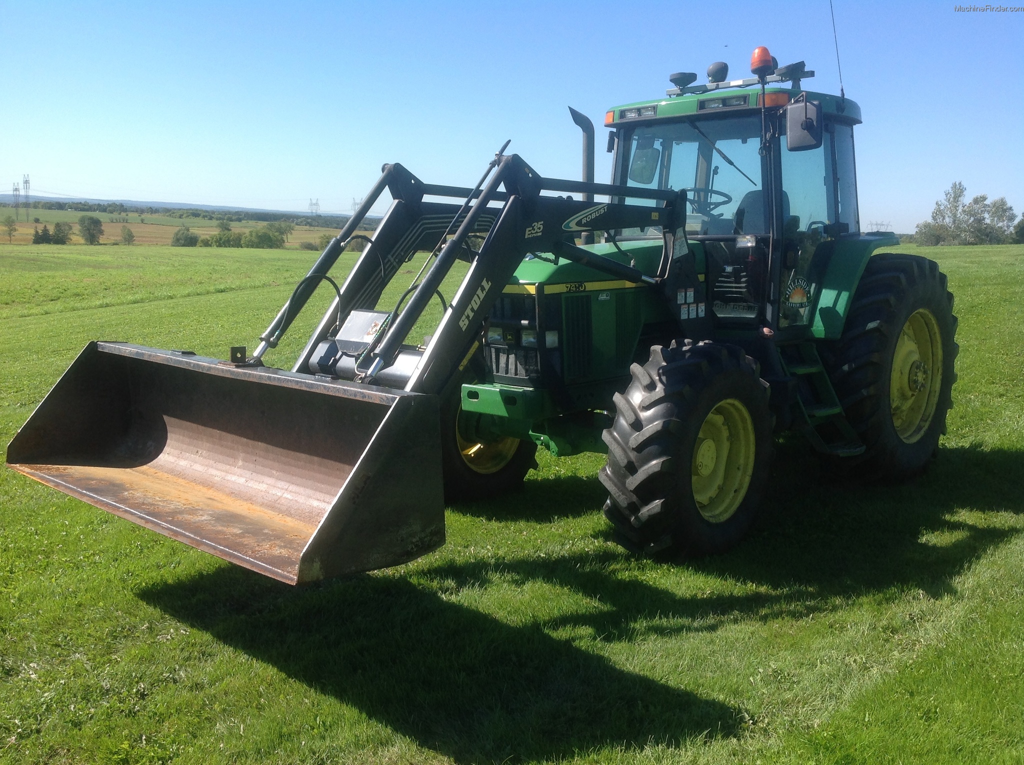 2002 John Deere 7410 Tractors Row Crop (+100hp) John Deere