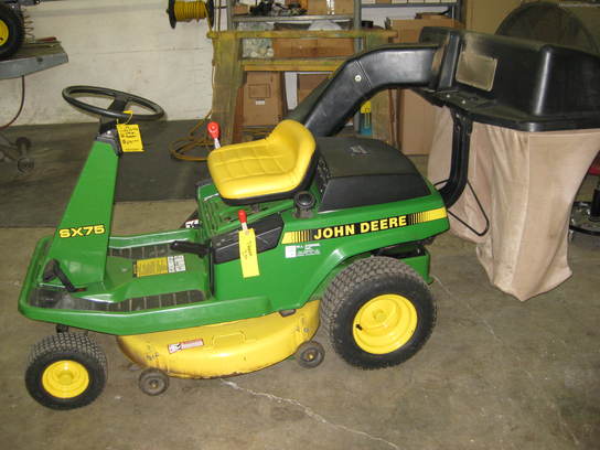 John Deere Sx75 Lawn And Garden And Commercial Mowing John Deere Machinefinder 4910