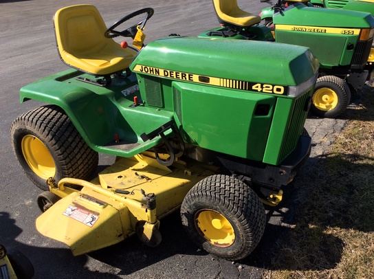 1992 John Deere 420 Lawn & Garden and Commercial Mowing - John Deere ...