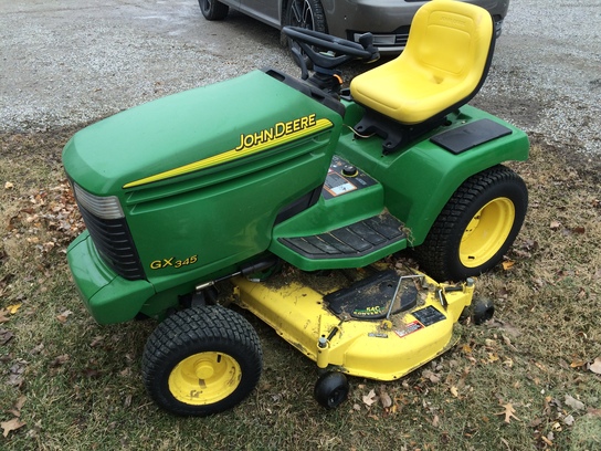 2002 John Deere GX345 Lawn & Garden and Commercial Mowing - John Deere ...