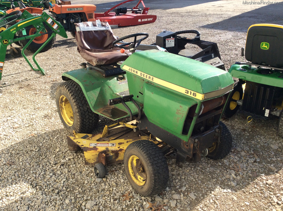 John Deere 316 - Lawn & Garden Tractors - John Deere MachineFinder