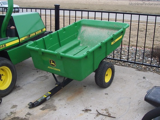 2014 John Deere 17P Poly Dump Cart, like new