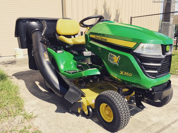 2017 John Deere X350 w/Bagger Kit - Lawn & Garden Tractors - John Deere ...