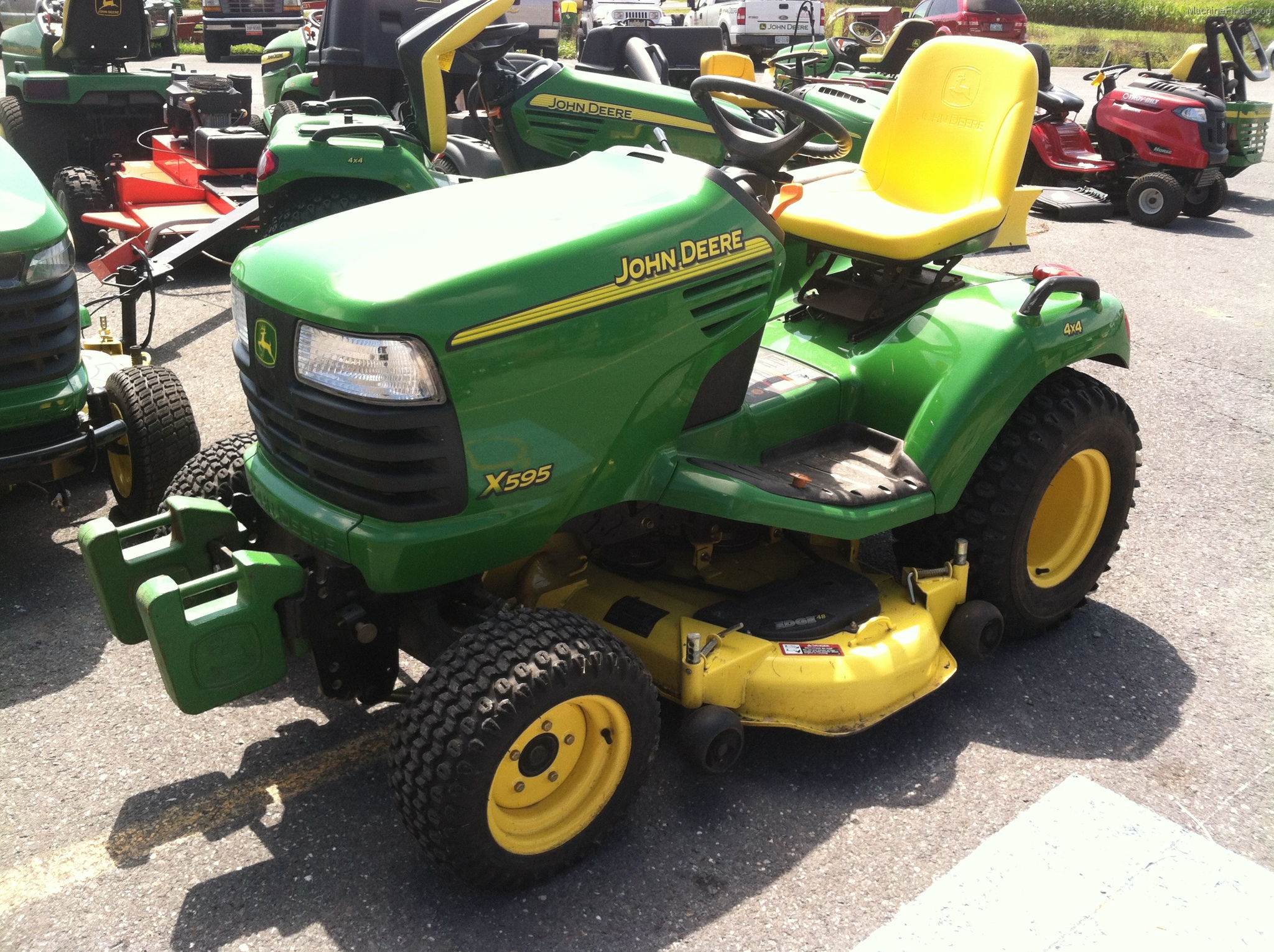 John Deere X595 Lawn & Garden and Commercial Mowing - John Deere ...