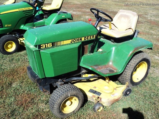 1988 John Deere 316 Lawn & Garden and Commercial Mowing - John Deere ...