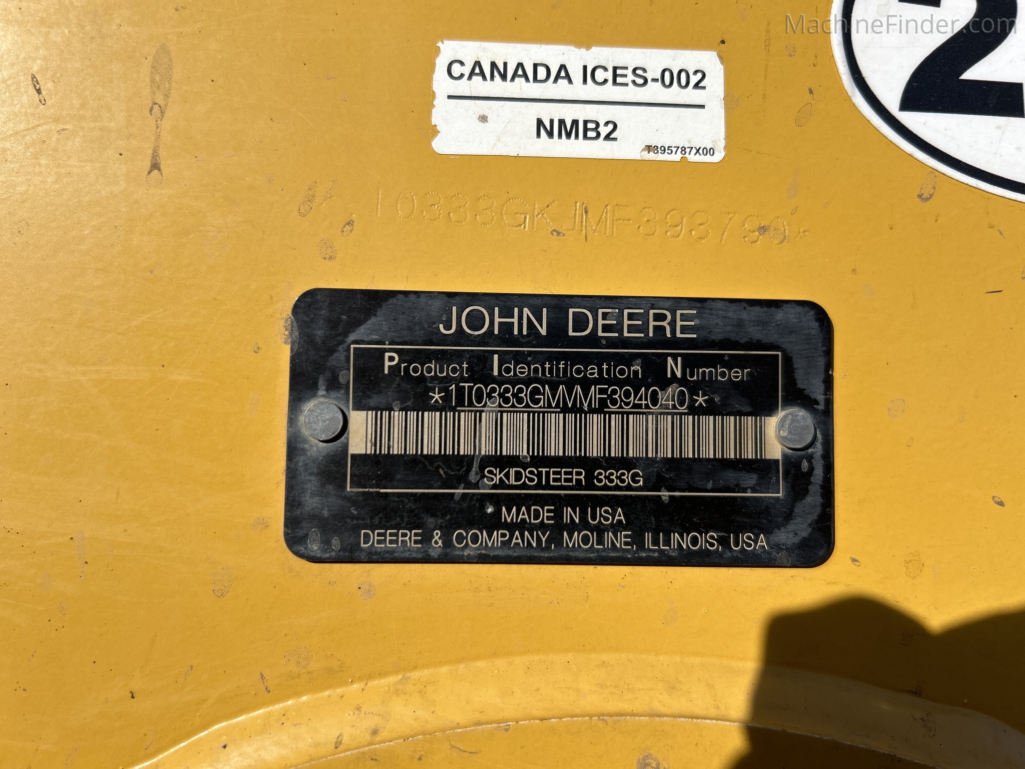 2021 John Deere 333G Image 22