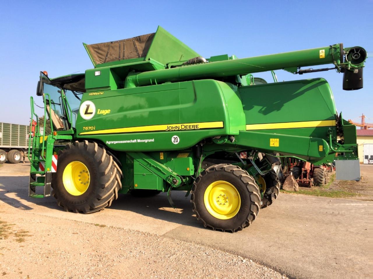 Gebraucht John Deere T670i Mähdrescher 9632