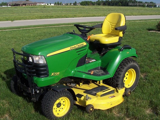 2007 John Deere X728 Special Edition 4WD with 62X Mower, only 509 hours ...